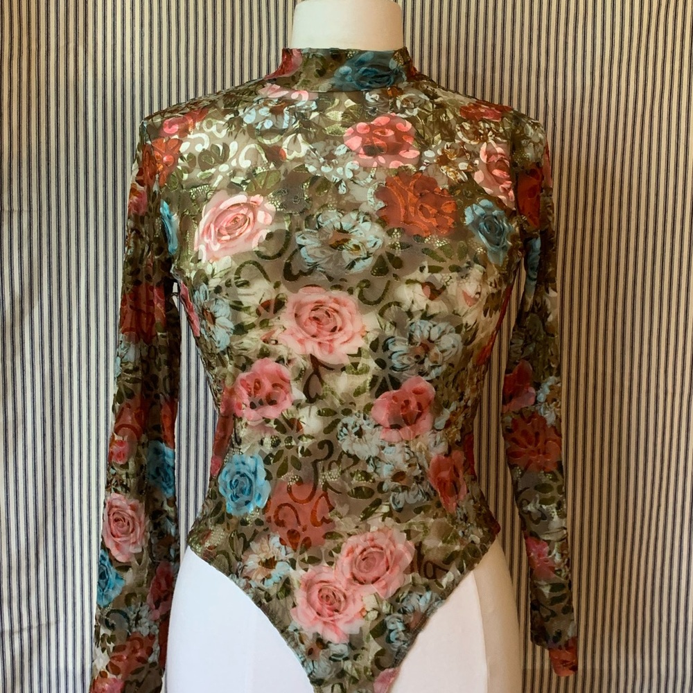 Velvet Floral one piece